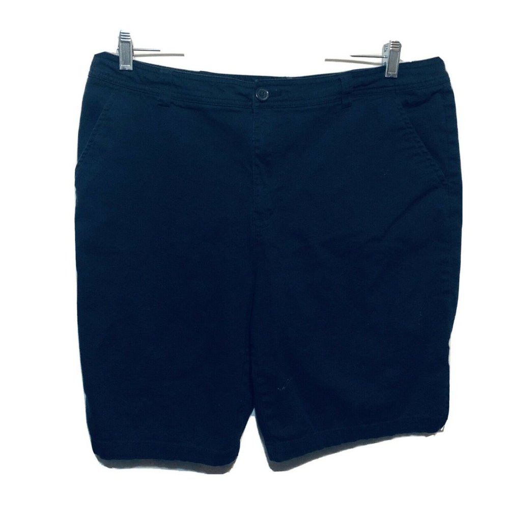 White Stag Womens Casual Shorts Skirt 18 Blue P84